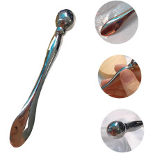 Aplicador de creme de olhos rotativo manual máscara colher metal liga de zinco pele creme divisão também
