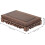 Socle rectangulaire en bois pour pot de fleurs, design portable et léger 2