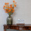 Socle rectangulaire en bois pour pot de fleurs, design portable et léger 6