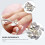 20 τεμάχια 3d Mary Nail Charms για ακρυλικά νύχια για μανικιούρ και είδη χειροτεχνίας 6
