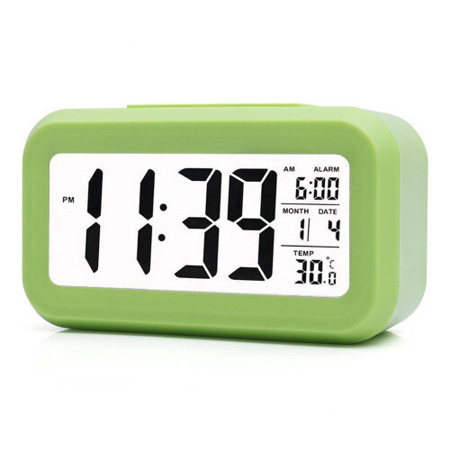 LINLIN Digital Alarm Clock with Backlight Snooze Calendar