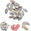 20 τεμάχια 3d Mary Nail Charms για ακρυλικά νύχια για μανικιούρ και είδη χειροτεχνίας 7