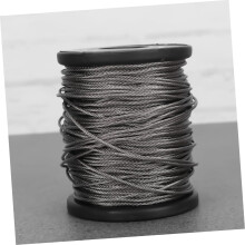 50M Stainless Steel Wire Rope 1.5mm 20 Aluminum Crimping Sleeves Clothesline Picture Frame Hanging
