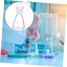 50-ml-Erlenmeyerkolben aus Glas mit aufgedruckter Graduierung und minimaler Wärmeausdehnung