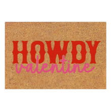 Valentine's Day Coir Doormat Indoor Outdoor 18x30 Inch