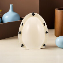 Moule à œufs de Pâques géant de 20 cm en plastique, idéal pour les fêtes et événements spéciaux. Cassable.