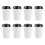 Vasos de café desechables de papel de doble pared con tapas (12 oz, 1