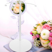 Verstellbarer großer weißer Blumenstraußständer, abnehmbarer Tischblumenstraußhalter, Erhöhung für Blumenarrangements