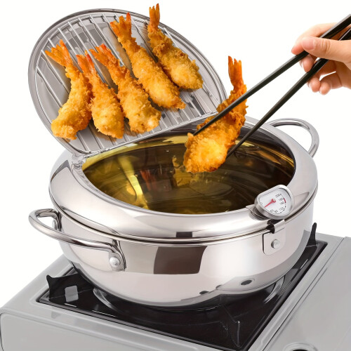 Friteuse à tempura en acier inoxydable 304