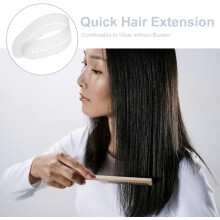 20 Stück Keratin Fusion Kleber-Schutz-Hitzeschutz mit 30-Loch-Mehrloch-Abstandshaltern für schnelles Einweben von Haarverlängerungen