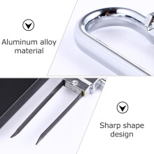 Bärbar vinflasköppnare aluminiumlegering svart enkel formdesign stark avtagbar funktion