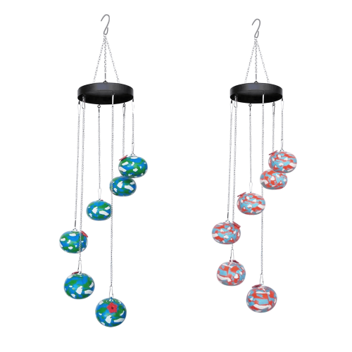 Hummingbird Feeder Set – Blue & Purple, 2 Pack