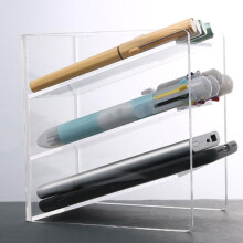 Multifunktionaler Stiftehalter aus Acryl, Schreibtisch-Stifteorganizer, Aufbewahrungsbox für Stifte und Kleinteile