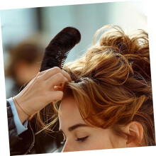 3 szt. niewidocznych sztucznych spinek do włosów, baza do włosów Fluffy Princess Styling