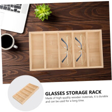 Plateau à lunettes en bois, présentoir créatif pour lunettes de soleil