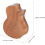 Wooden Guitar Pick Organizer Box with Creative Design, Plastic Storage Organizer 1