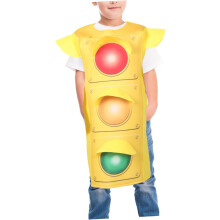 Ampelkostüm für Rollenspiele und Sicherheitserziehung. Leuchtende Ampelkleidung, leicht zu reinigen.