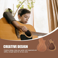 Tregitarplekter-organisatorboks med kreativ design, plastoppbevaringsboks
