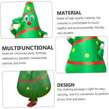 Aufblasbares Weihnachtsbaumkostüm für Erwachsene – Lustiges Weihnachtsparty-Outfit