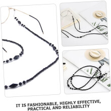 Cadeia de óculos de contas para mulheres Oculos decorativos Lanyard pendurada correia óculos suporte para uso diário