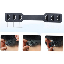 6 Stück schwarze Ohrhaken, Ohrhaken hinten, verstellbare Riemenverlängerung für schmerzfreies und bequemes Tragen