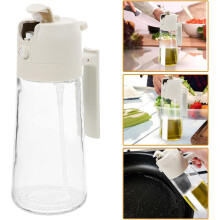 Pot Ă huile en verre de 470 ml, flacon multifonction pour huile et assaisonnements.