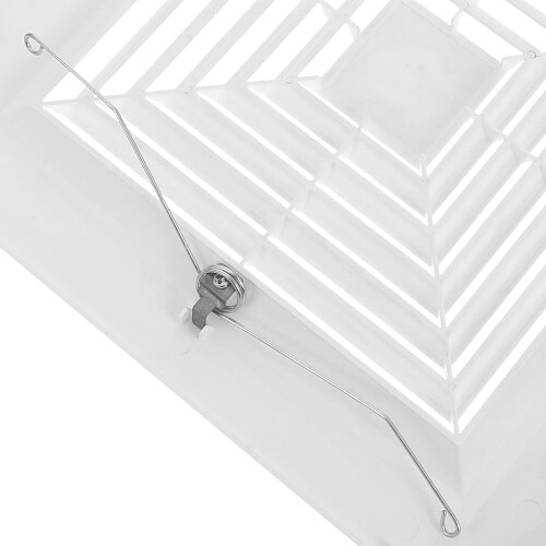 Badezimmer-Abluftventilatorabdeckung mit Federgitter aus ABS-Material, elegant 2