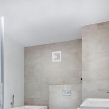 Copertura per ventola di aspirazione bagno con molla, griglia per ventilatore a soffitto in materiale ABS elegante