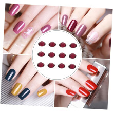 1440pcs Purple Nail Art Rhinestones Flatback DIY Nail Gems for Salon and Home Use Easy Application