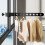 Aluminum Alloy Window Frame Detachable Clothes Holder Black Suitable 1