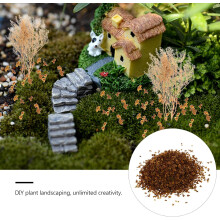 Modèle de feuille d'érable miniature, décoration de table pour paysage miniature, bricolage
