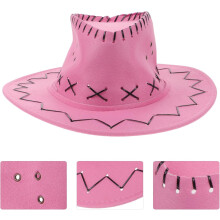 Sombrero de vaquera para el sol de verano con protección UV. Sombrero de vaquero ligero de algodón.