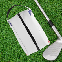 Saco de sapatos de golfe impermeável Portable Shoe Carrier Tote com compartimento à prova de poeira com zíper
