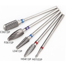 Cabezal de pulido de acero de tungsteno para limas de uñas, brocas y herramientas de decoración de uñas.