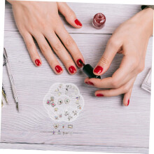 Strass-Nagelanhänger, Herz, Schleife, Krone – Verzierungen für Kunst und Handwerk, funkelnde Nagelkunst-Dekoration mit Strasssteinen