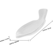 Cerâmica Gengibre Grater Ferramenta Peixe Forma Pequena Multi-Função Alho Moedor Placa Doméstica