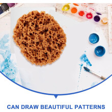Natural Sea Sponge Painting Tool Large M88KG Reusable Art Sponge for Acrylic Paints Applicator