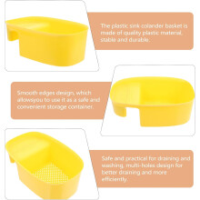 Lavabo dreno colander cozinha lavabo filtro plástico sela-em-forma multi-buracos design cesta conveniente