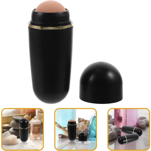 4 mini bolas absorbentes de aceite de piedra volcánica para el rostro