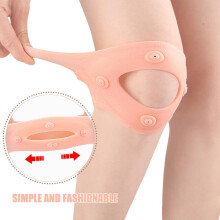Magnetische Kniebandage (1 Paar) mit verstellbarem Patella-Riemen und Kompressionsfunktion