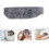 Sleeping Eye Mask Sleep Blindfold for Travel Home Office Grey Comfortable Design 1