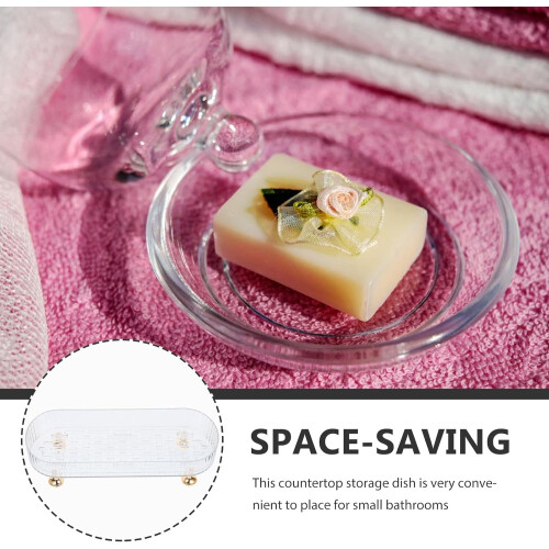 Seifenablage für Badezimmer mit Abfluss, platzsparendes Design 2