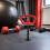 Kettlebell-Griff- und Basismutter-Set, roter Kurzhantel-Adapter 1
