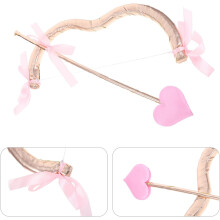 Amors pil hjerteformet minisløyfe Amor Valentinsdag Cosplay Dekorativ festgave Bryllupskostymetilbehør