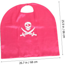 Pelerină de pirat pentru cosplay, pentru băieți și fete de Halloween, material textil ușor, ușor de depozitat