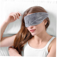 Sovemaske for øynene for reiser, hjemmekontor, grå, komfortabel design