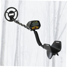Detector de metales subterráneo de alta sensibilidad con pantalla LCD y conector para auriculares.