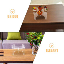 Soporte para dispensador de bebidas de acrílico con diseño versátil y fácil instalación, elegante y moderno.
