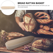 Panier à pain en rotin, moule à pain réutilisable et lavable à la main, en matériau naturel kaki, outil de fermentation du pain