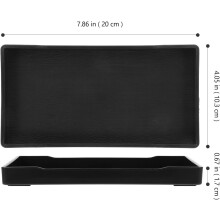 Tacka łazienkowa prostokątna Tacka łazienkowa na blat Materiał melaminowy Nowoczesny elegancki design Łatwy